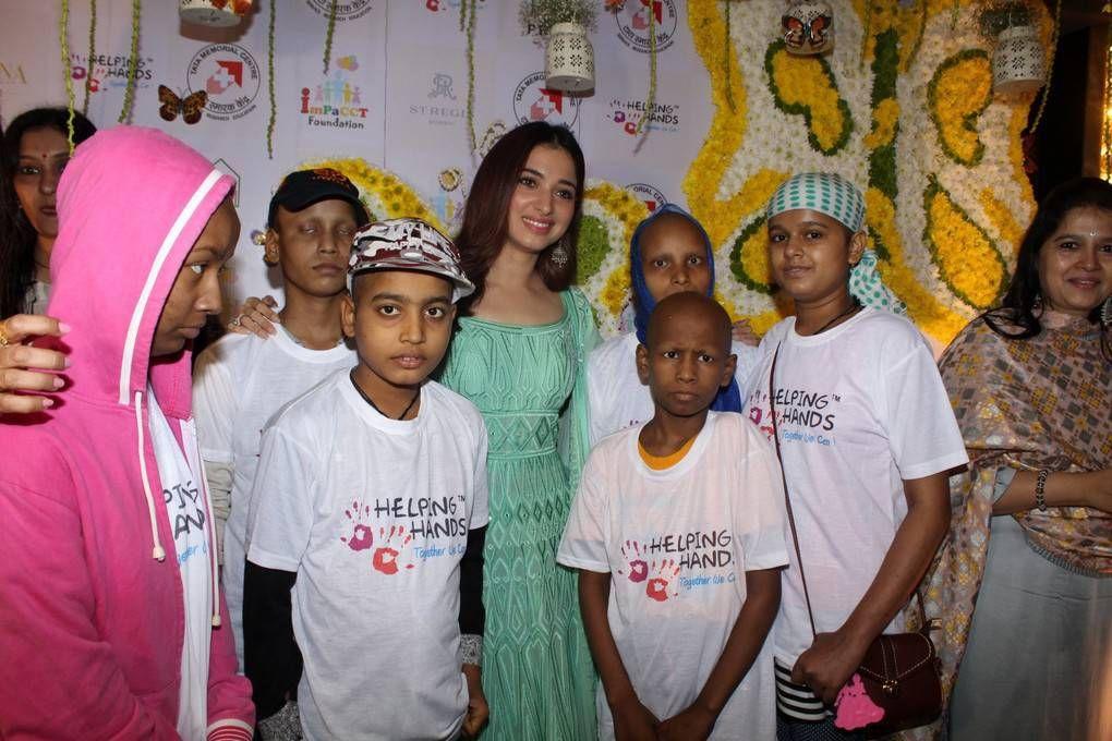 Tamannaah Stills At Cancer Suffering Kids Fundraiser Event