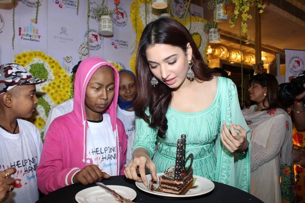 Tamannaah Stills At Cancer Suffering Kids Fundraiser Event