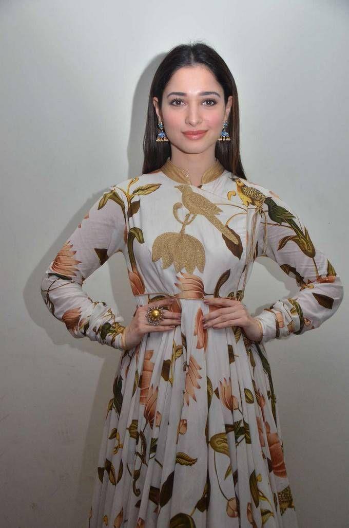 Tamannah Stills At Baahubali 2 Tamil Film Press Meet