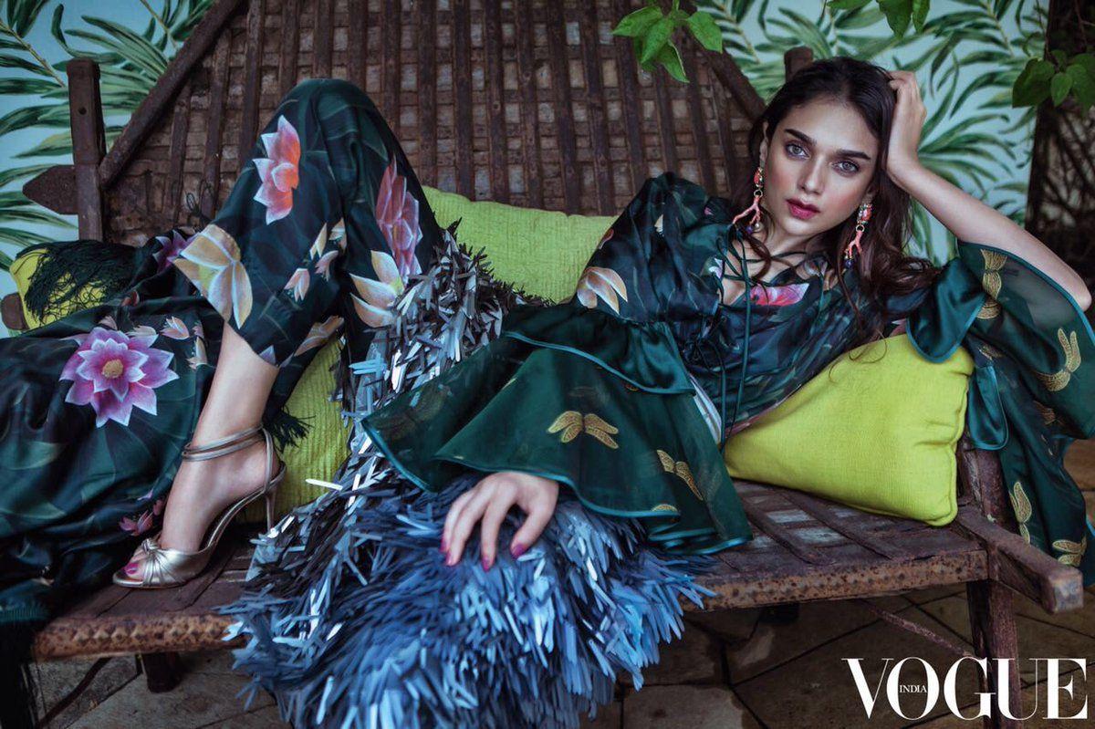 The Gorgeous Aditi Rao Hydari Sensational Sizzling pose for Vogue