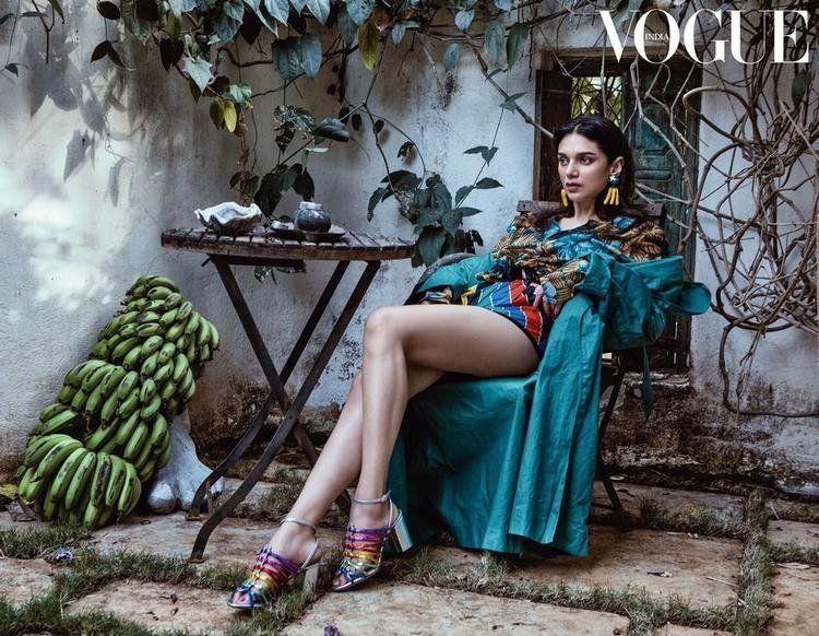 The Gorgeous Aditi Rao Hydari Sensational Sizzling pose for Vogue