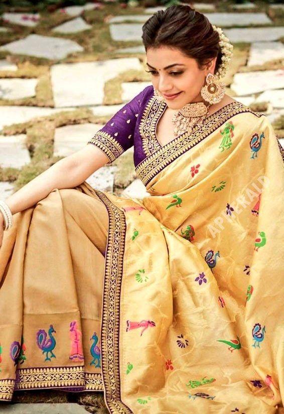 The Tall and Gorgeous Saree Clad Kajal Aggarwal Stills