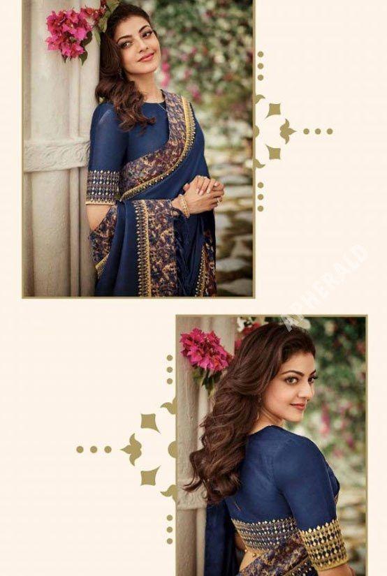 The Tall and Gorgeous Saree Clad Kajal Aggarwal Stills