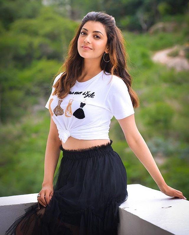The impeccably stylish Kajal Aggarwal from a recent photoshoot Stills