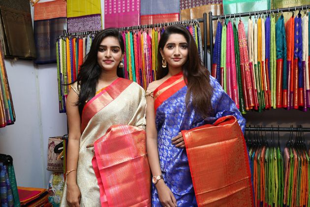 Tollywood Actresses Heena Rai and Priya Murthy inaugurated Poppy Petals Luxury Expo at Taj Krishna
