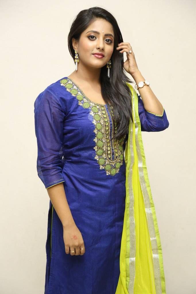 Ulka Gupta Stills Photoshoot in Blue Dress