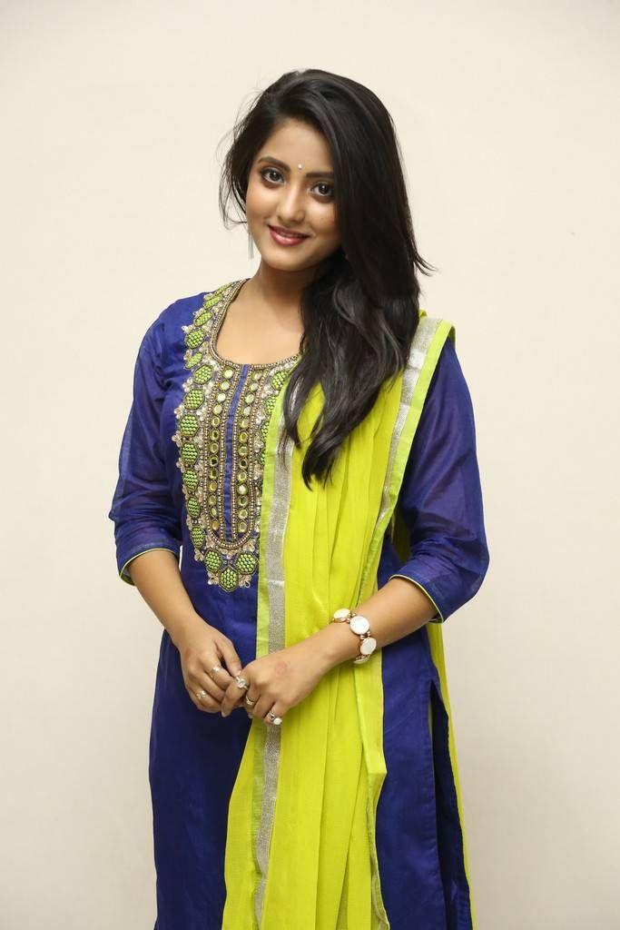 Ulka Gupta Stills Photoshoot in Blue Dress