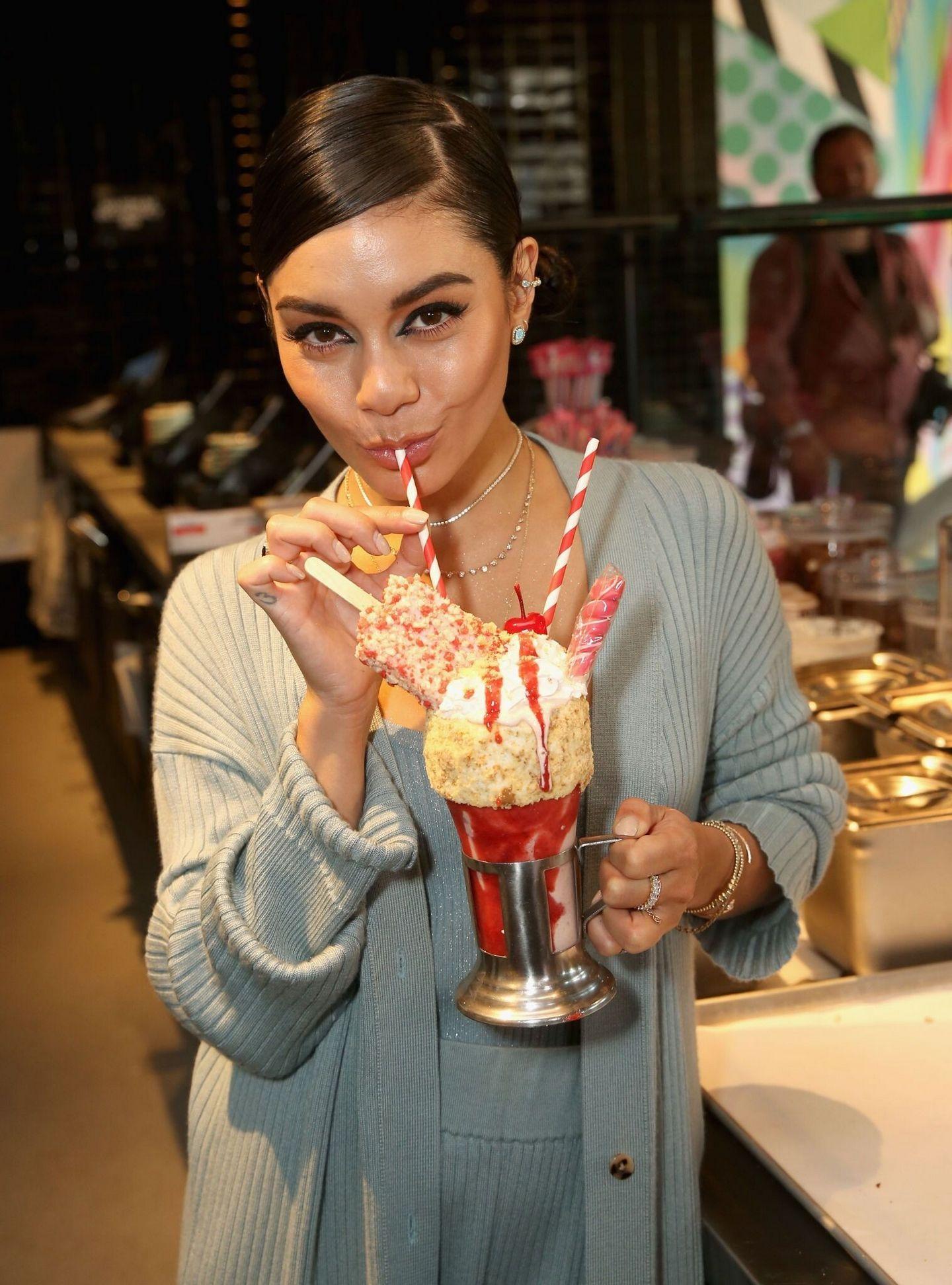 Vanessa Hudgens - Black Tap Craft Burgers and Shakes Opening 