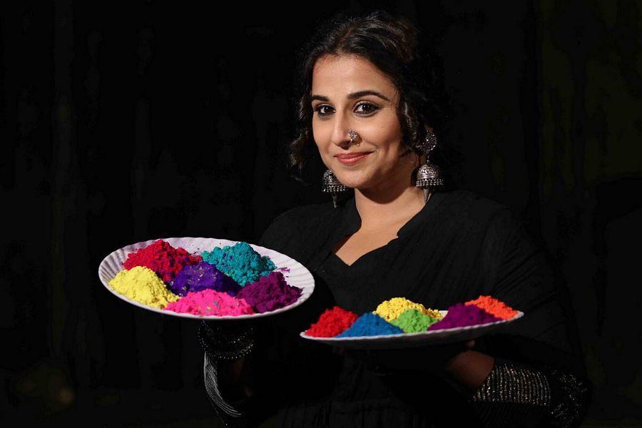 Vidya Balan Photoshoot Stills For Holi