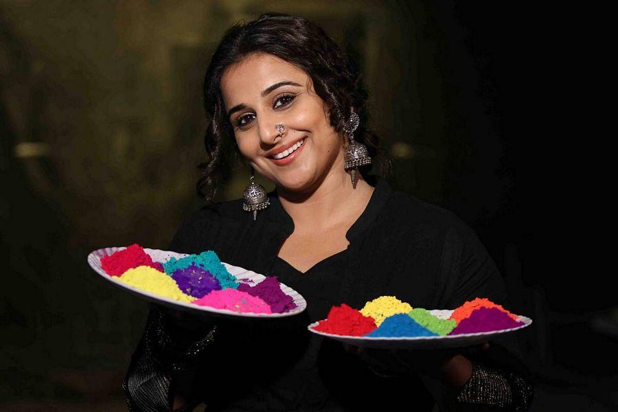 Vidya Balan Photoshoot Stills For Holi