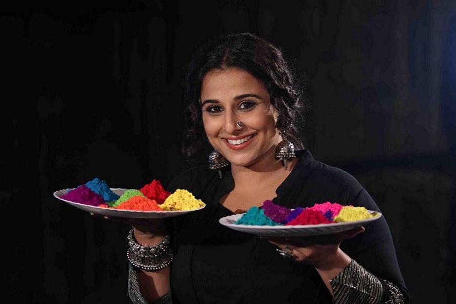 Vidya Balan Photoshoot Stills For Holi