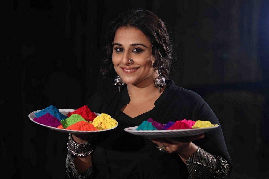 Vidya Balan Photoshoot Stills For Holi
