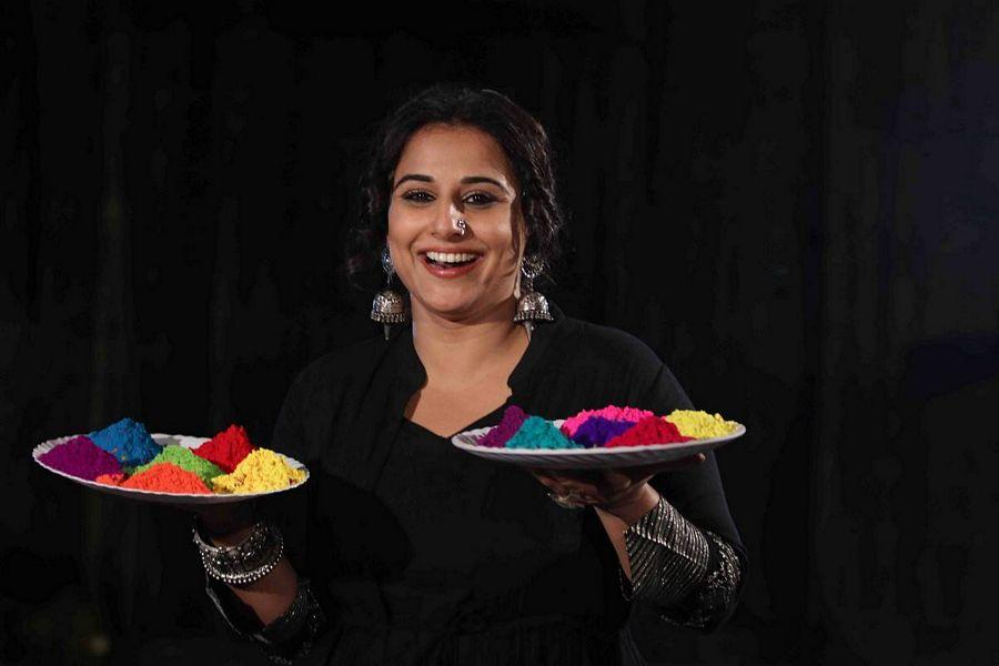 Vidya Balan Photoshoot Stills For Holi
