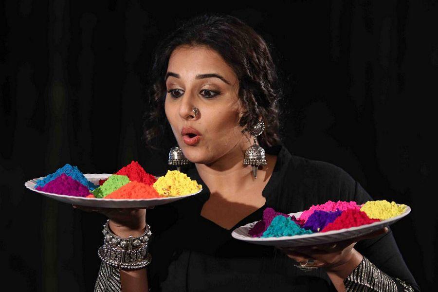 Vidya Balan Photoshoot Stills For Holi