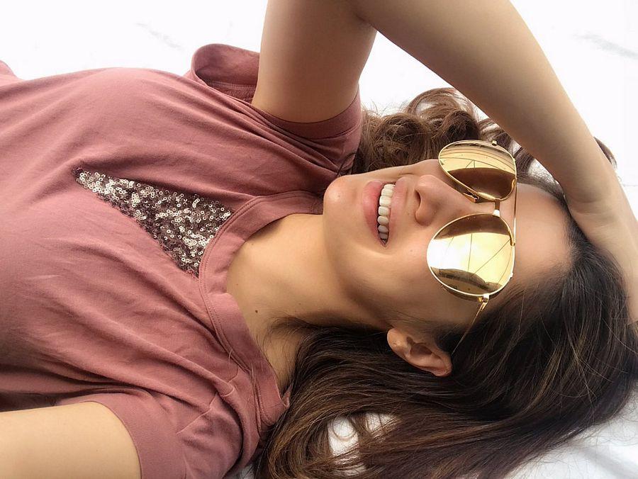 Actress Lakshmi Rai enjoying the holiday vacation in Beach Photos