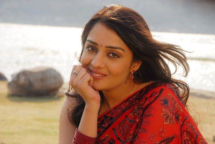 Actress Nikitha Thukral Hot Looking in Saree Photos