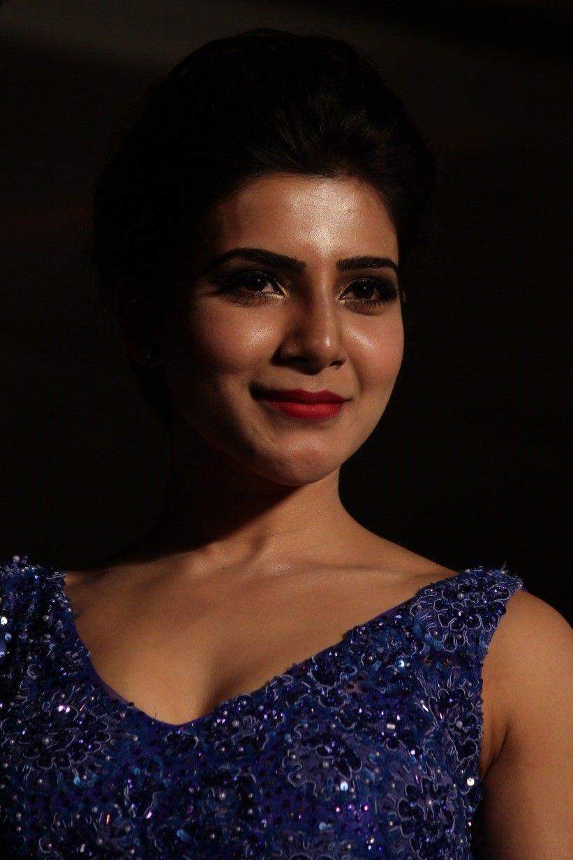 Actress Samantha Latest Blue Dress Photos