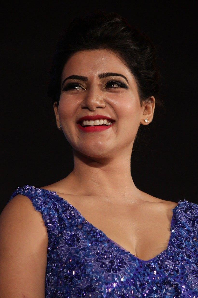 Actress Samantha Latest Blue Dress Photos