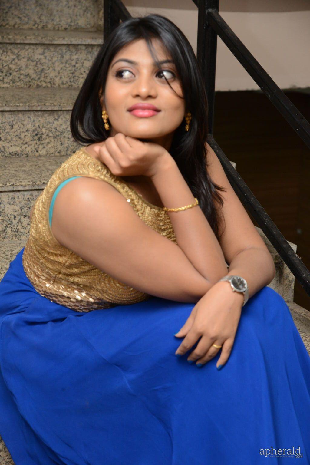 Actress Soumya Stills At NBK Lion Success Meet