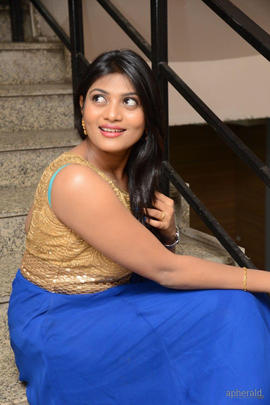 Actress Soumya Stills At NBK Lion Success Meet