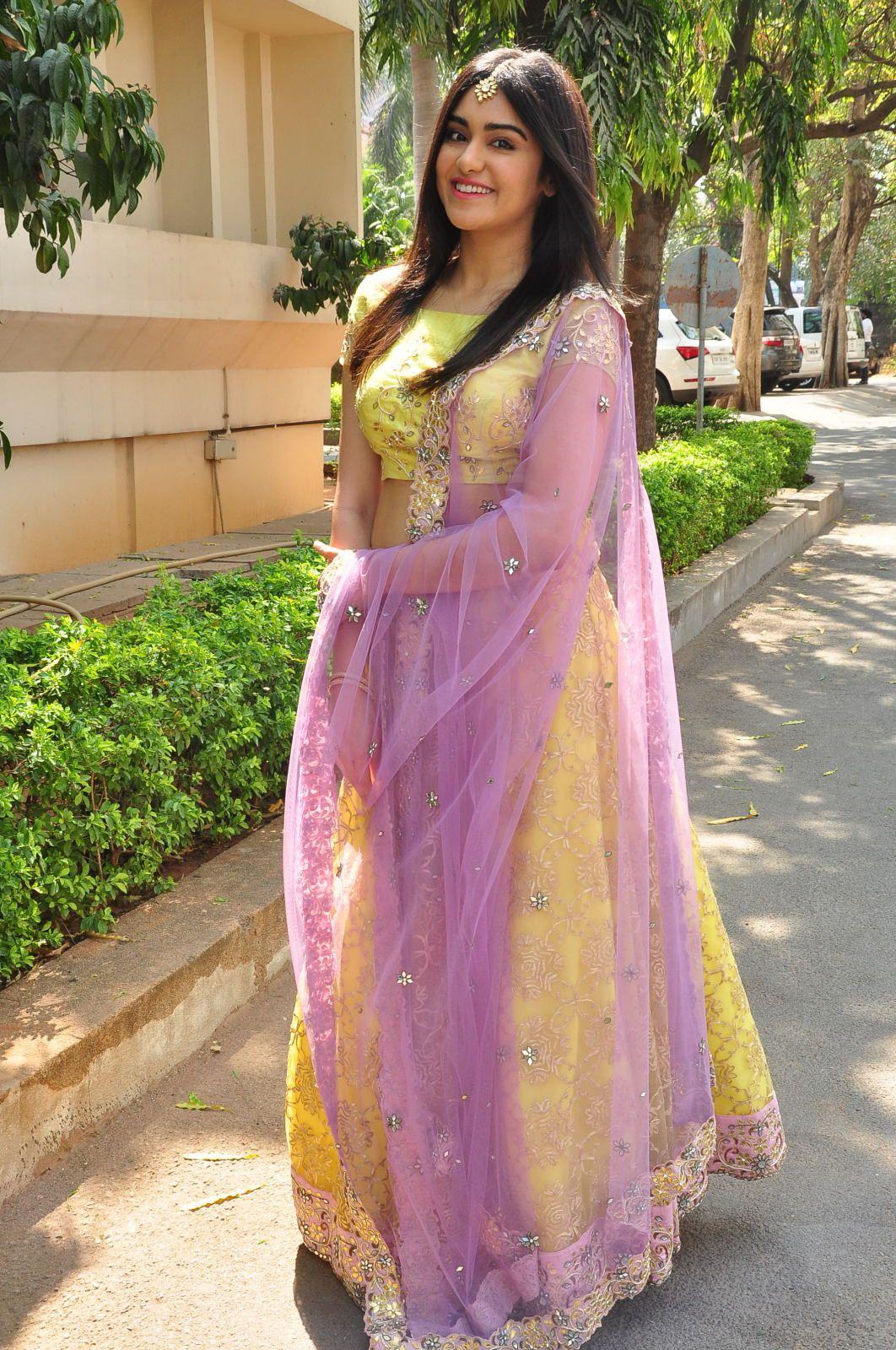 Adah Sharma beautiful Half Saree Stills