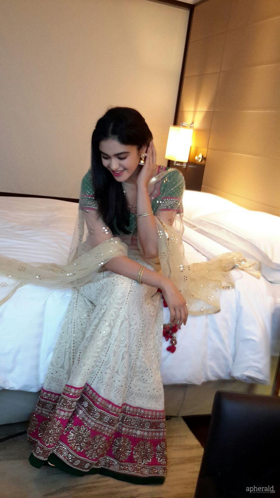 Adah Sharma cute Half Saree Pics