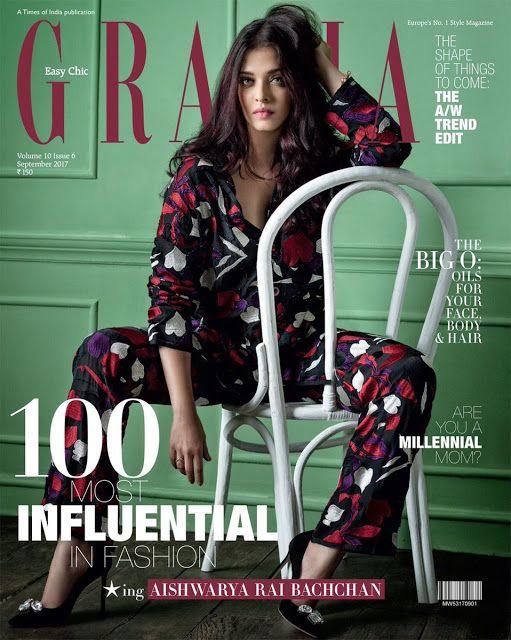 Aishwarya Rai poses for Grazia India magazine Photoshoot