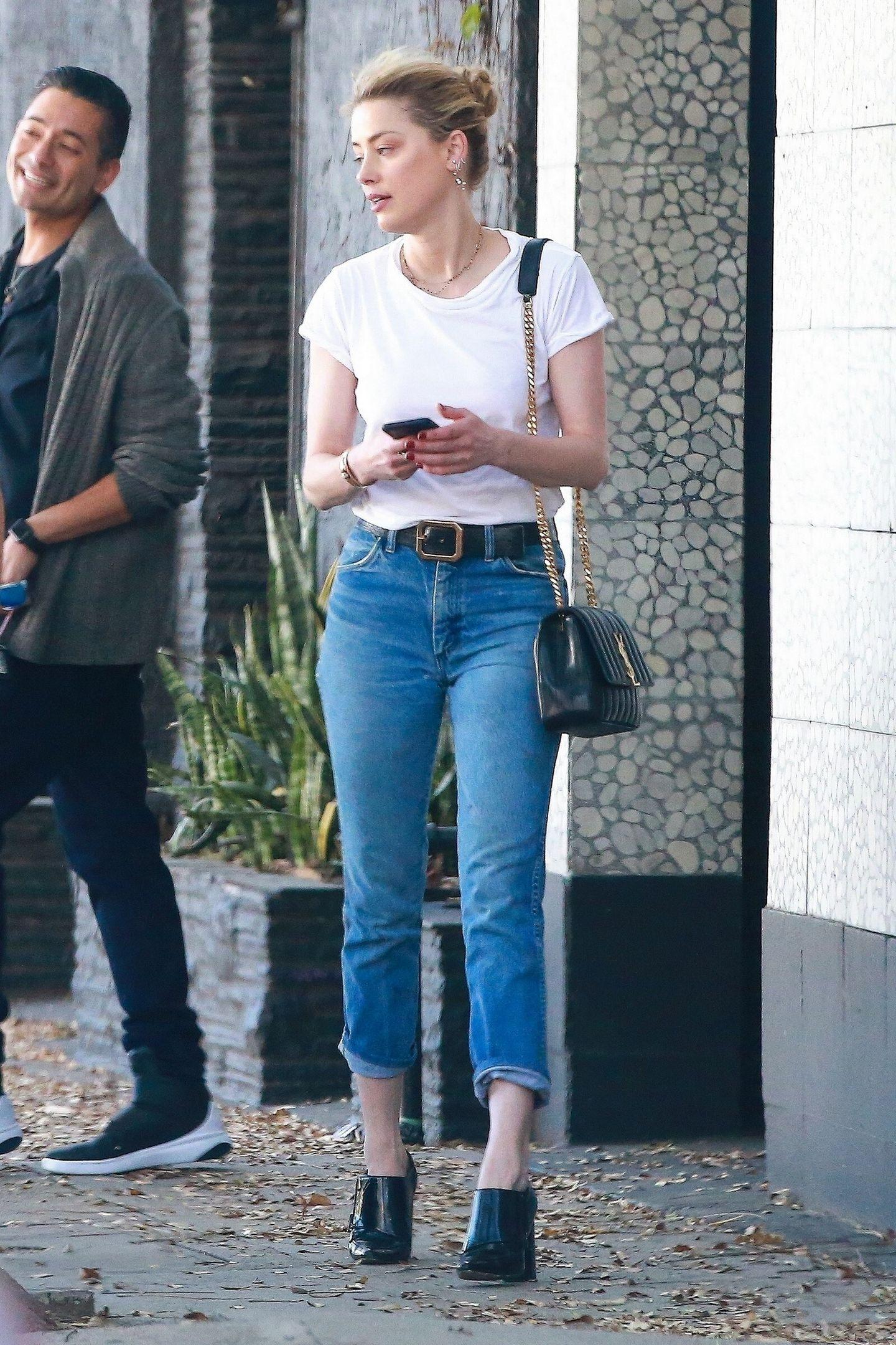Amber Heard spotted in Los Angele