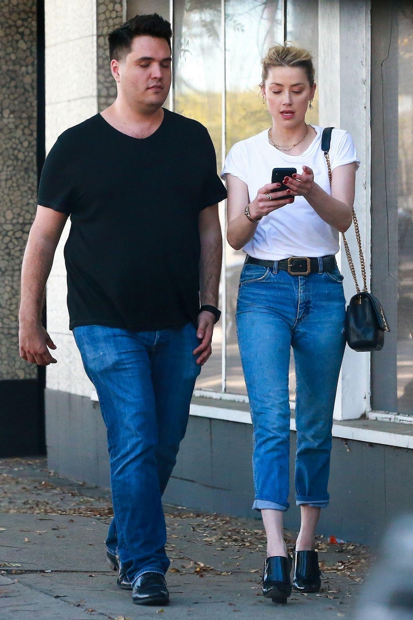 Amber Heard spotted in Los Angele