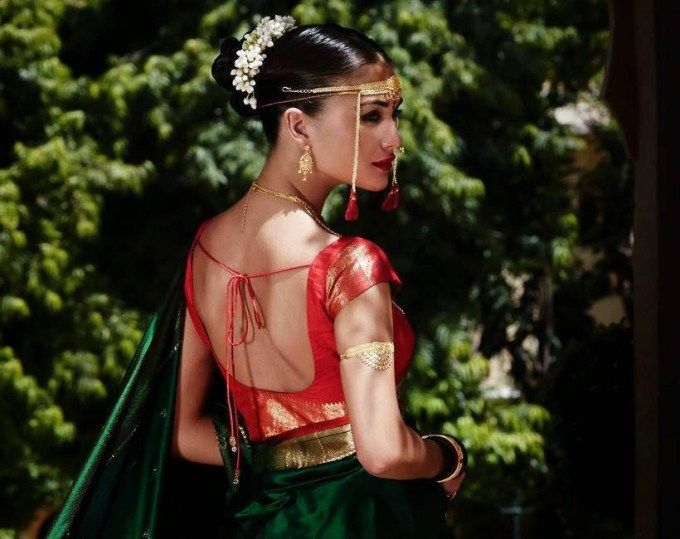 Amy Jackson New Bridal Saree Photoshoot