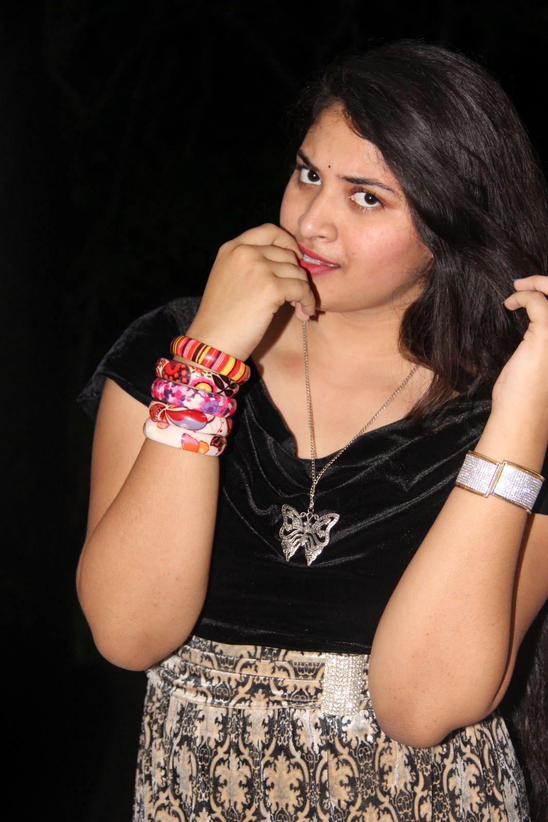 Anchor Meghana Cute Stills