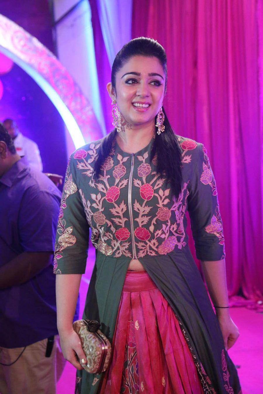 Charmi in Neeta Lulla Lehenga at Apsara Awards 2016 Pics