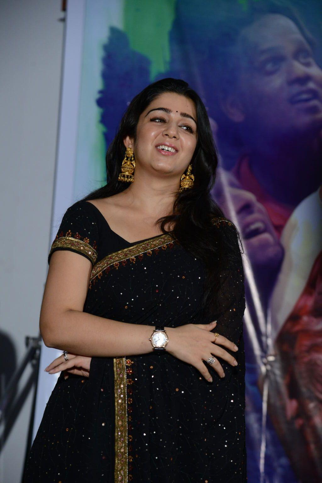 charmy kaur At Jyothi Lakshmi Trailer launch