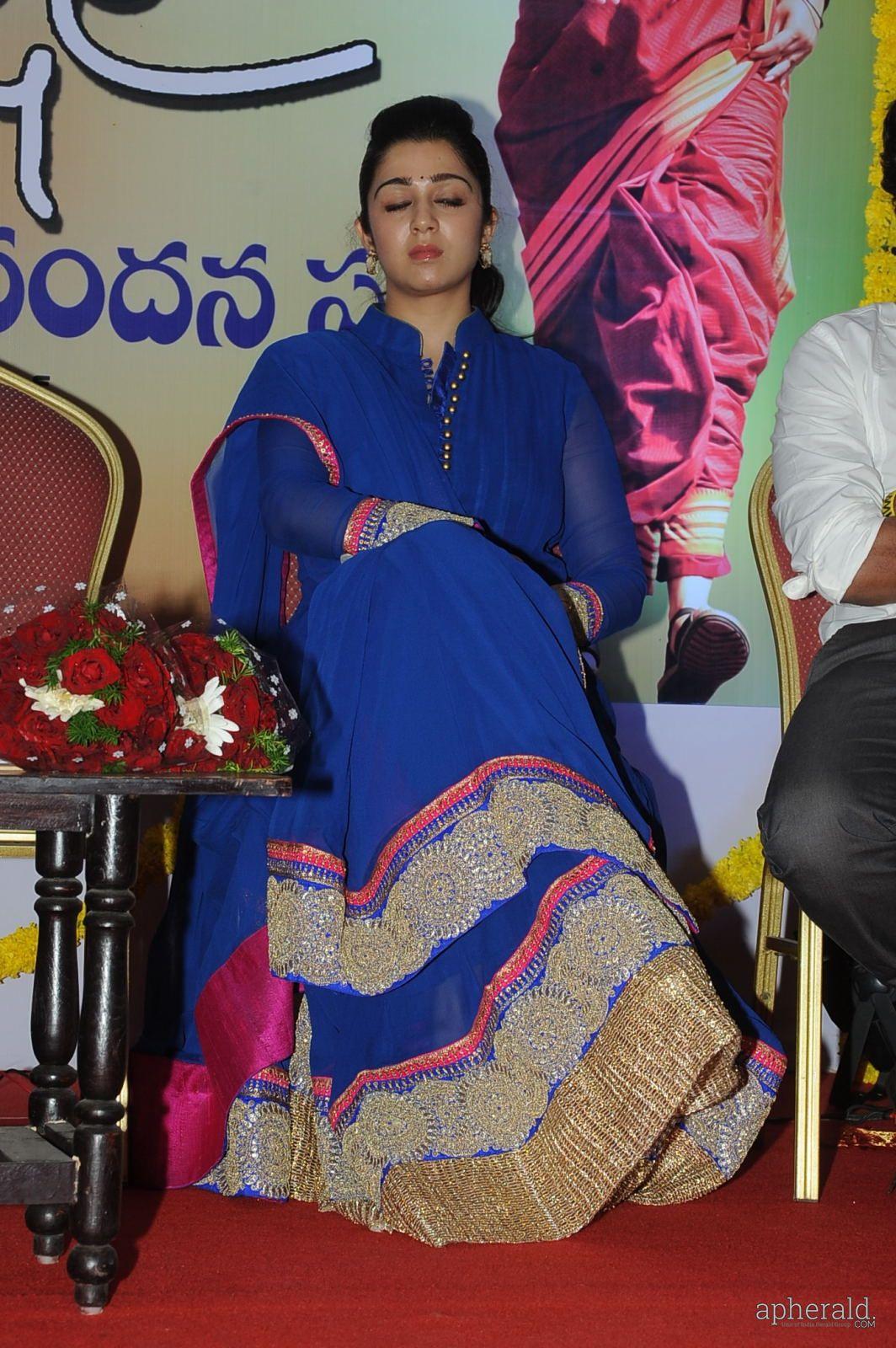 charmy kaur stills At Jyothi Lakshmi Abhinandhana Sabha