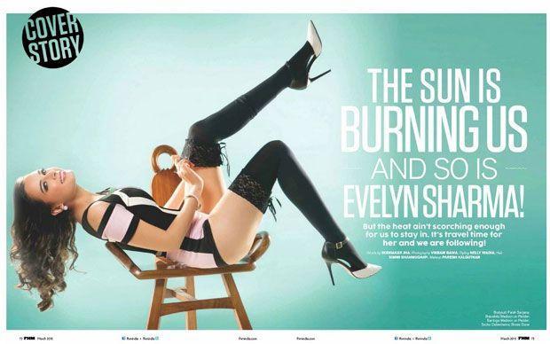 Evelyn Sharma Photo Shoot for FHM