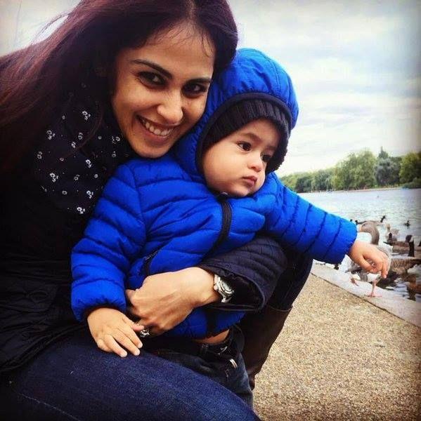 Genelia with her Son Riyaan Pics