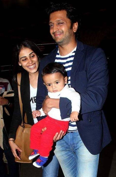 Genelia with her Son Riyaan Pics