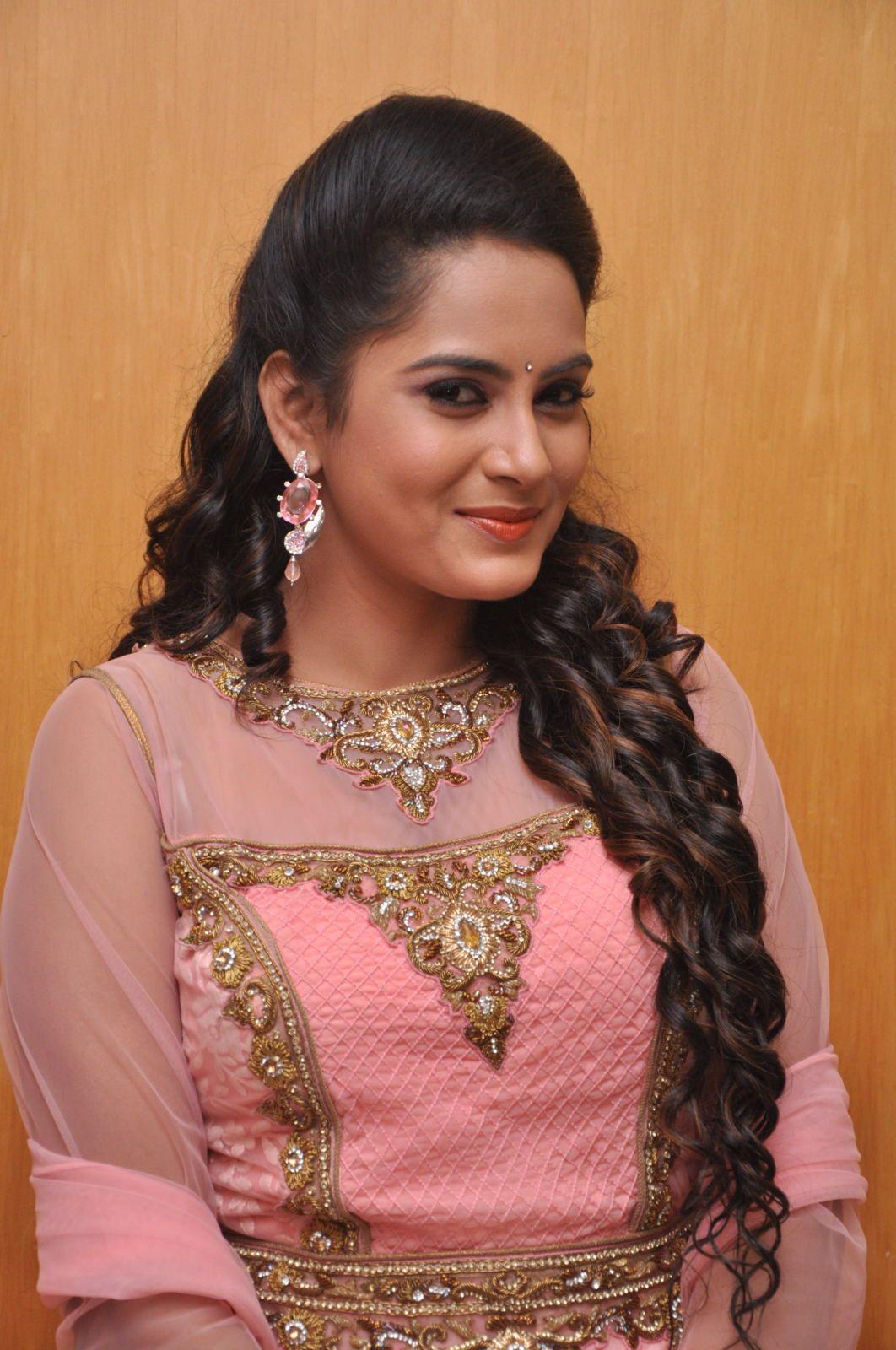 Himaja Stills at Saivam Audio Launch