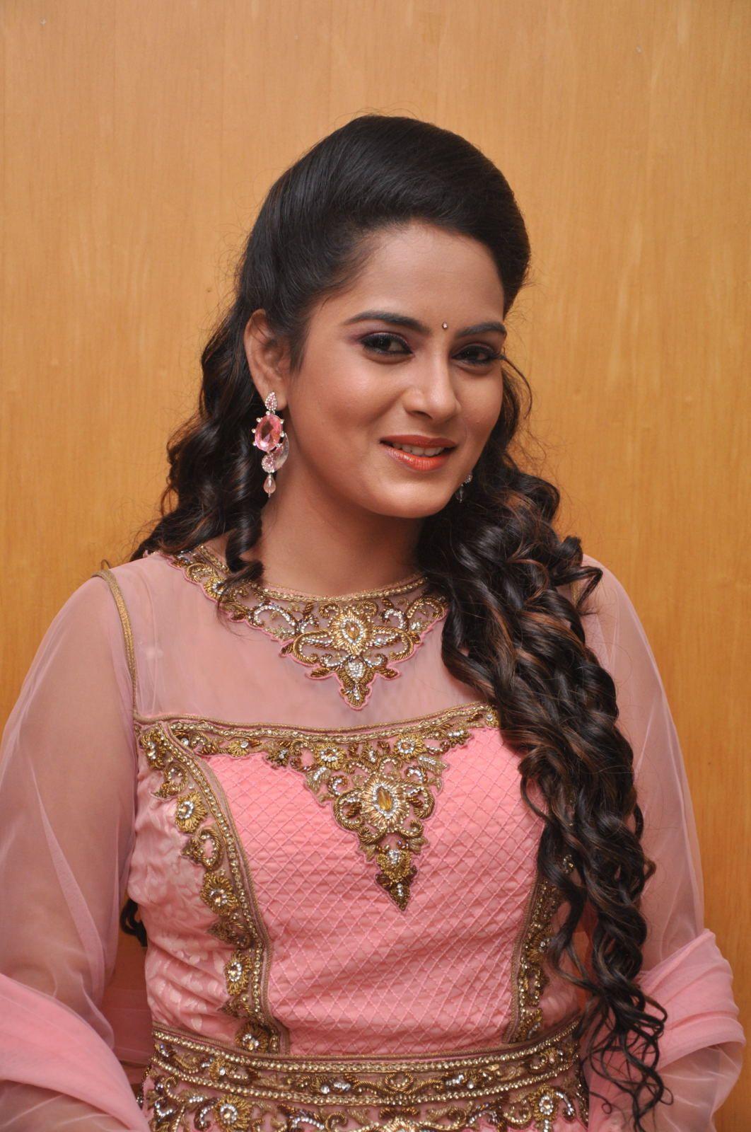 Himaja Stills at Saivam Audio Launch