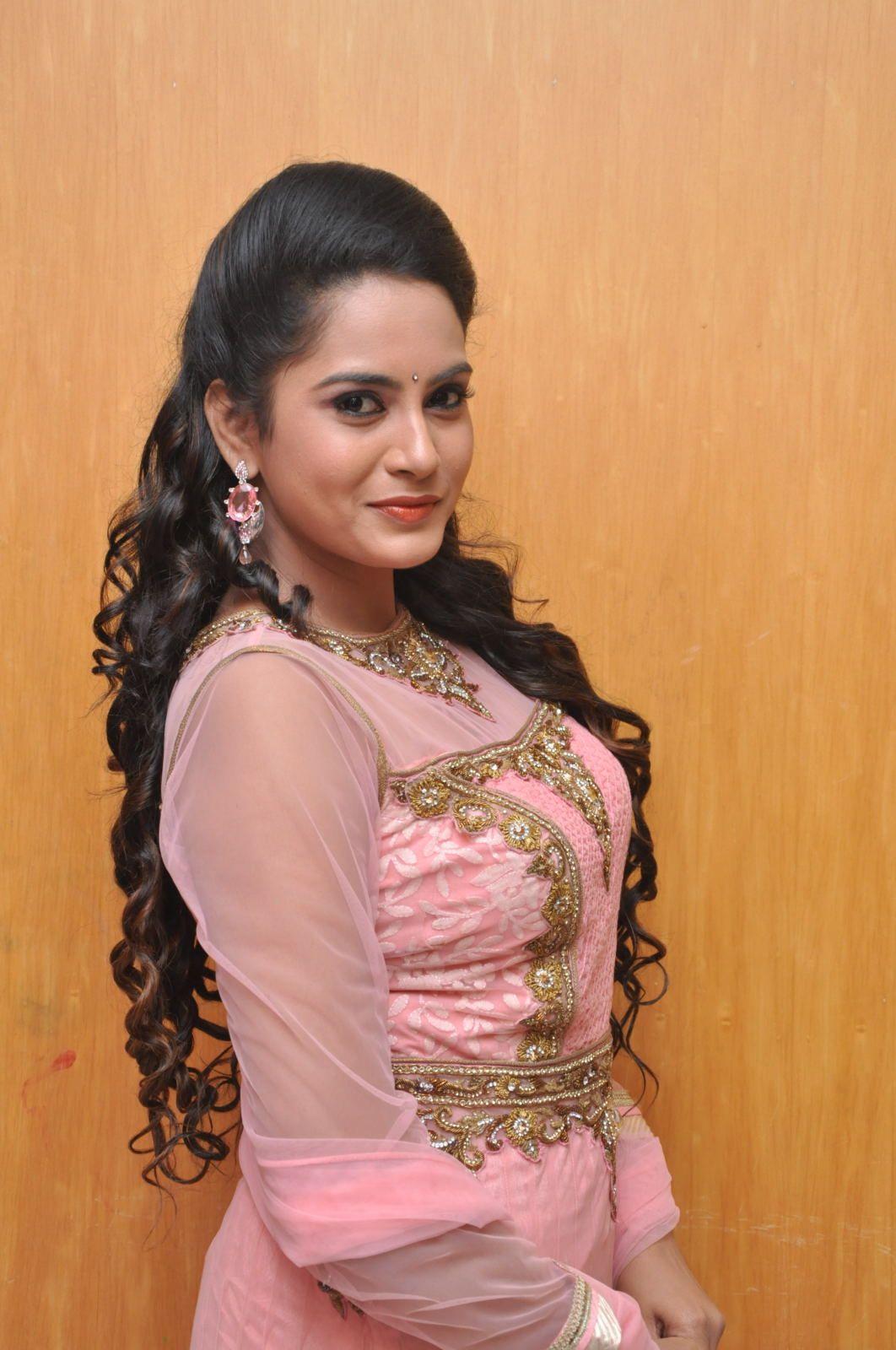 Himaja Stills at Saivam Audio Launch