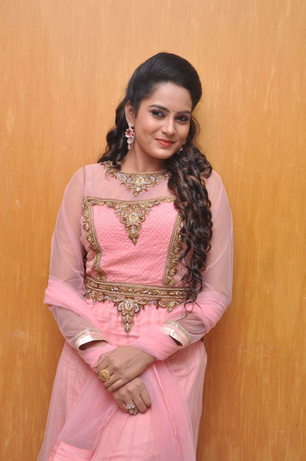 Himaja Stills at Saivam Audio Launch