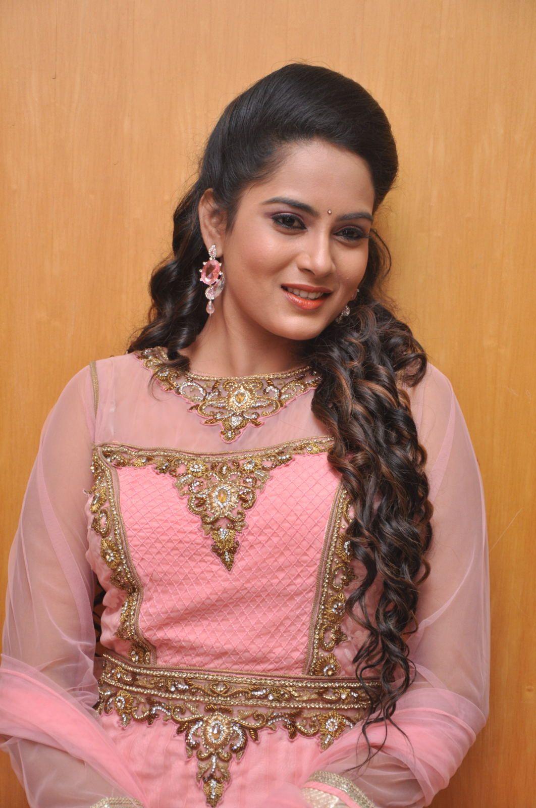 Himaja Stills at Saivam Audio Launch