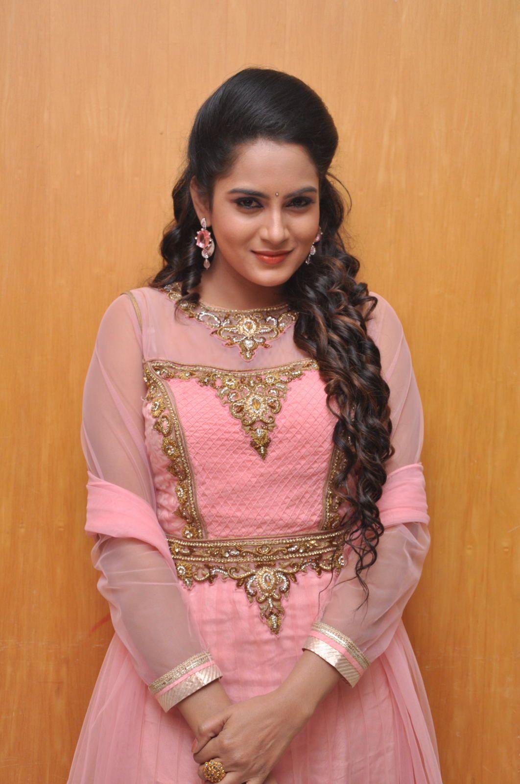 Himaja Stills at Saivam Audio Launch