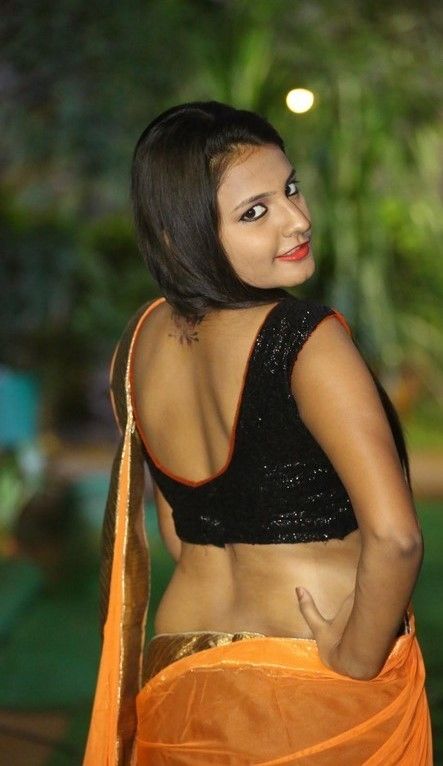 Honey Jo In Half Sari Hot Navel Show Photos