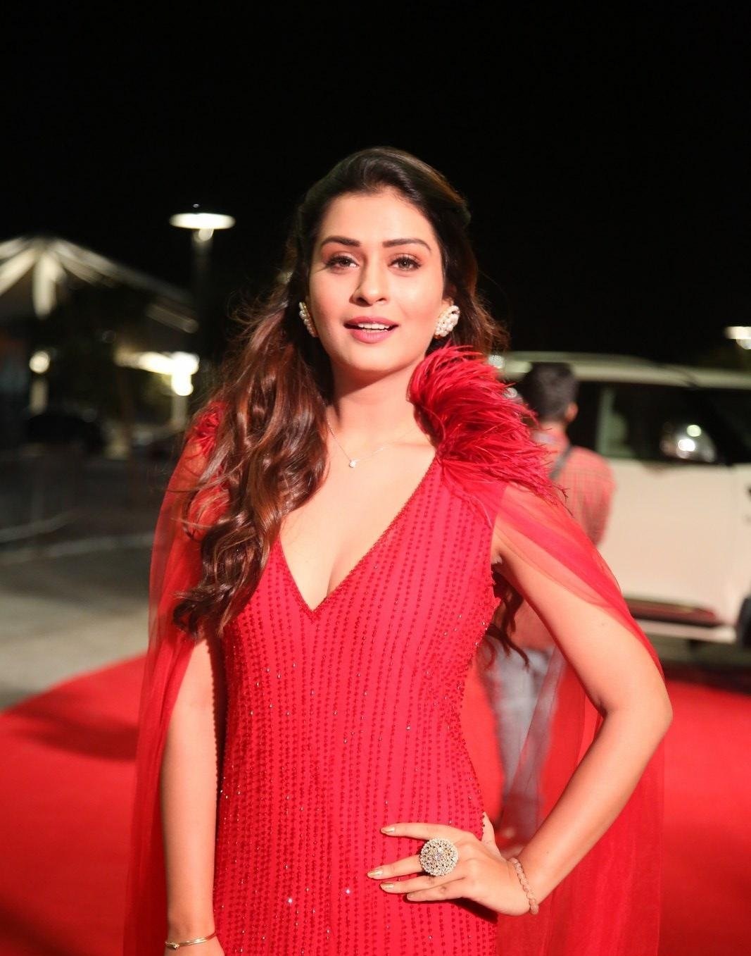 Red Payal Hot Red Payal Rajput Stills From SIIMA Awards 2019 Red Carp