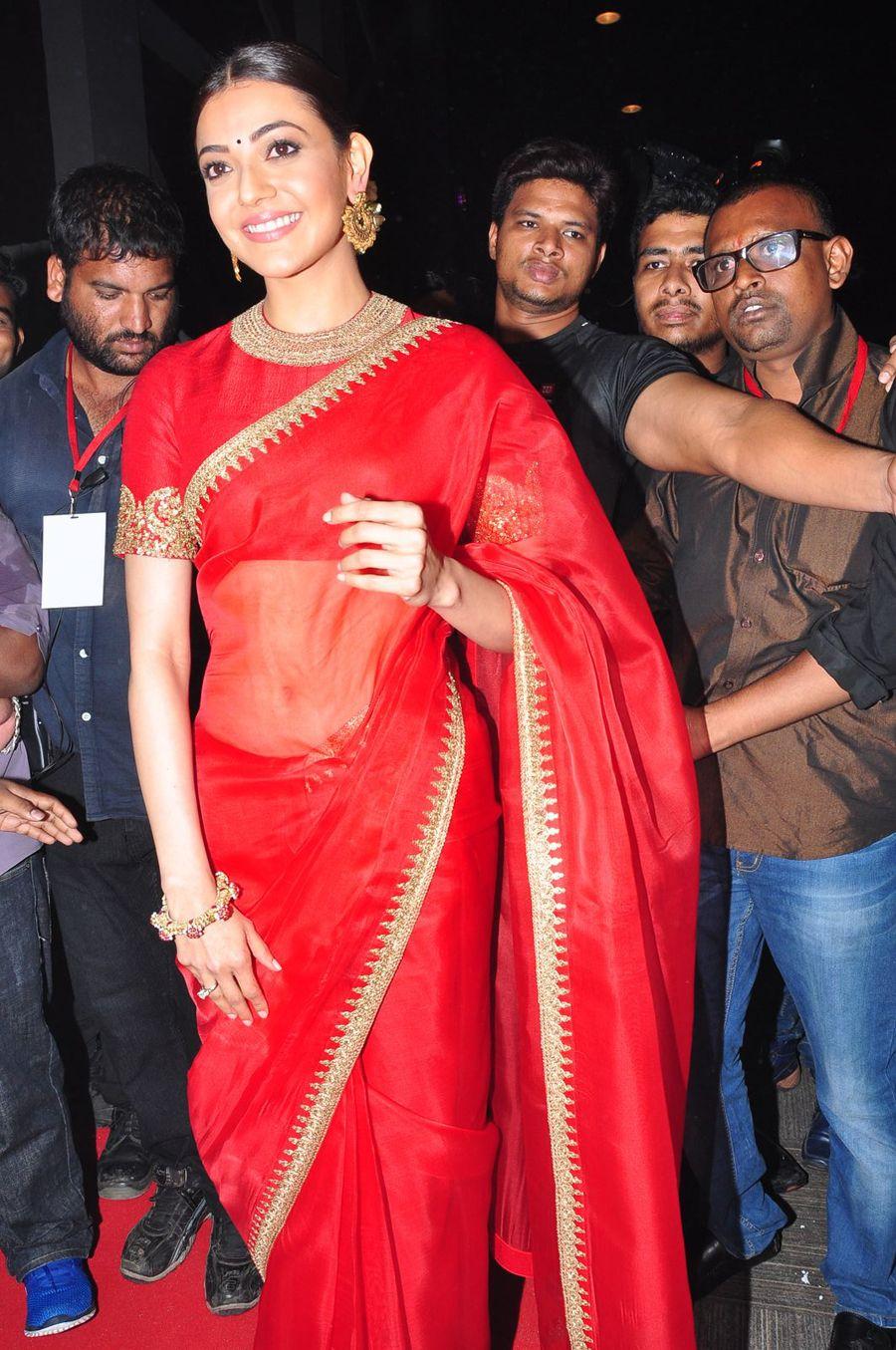 Kajal agarwal at Brahmotsavam Audio Launch Pics