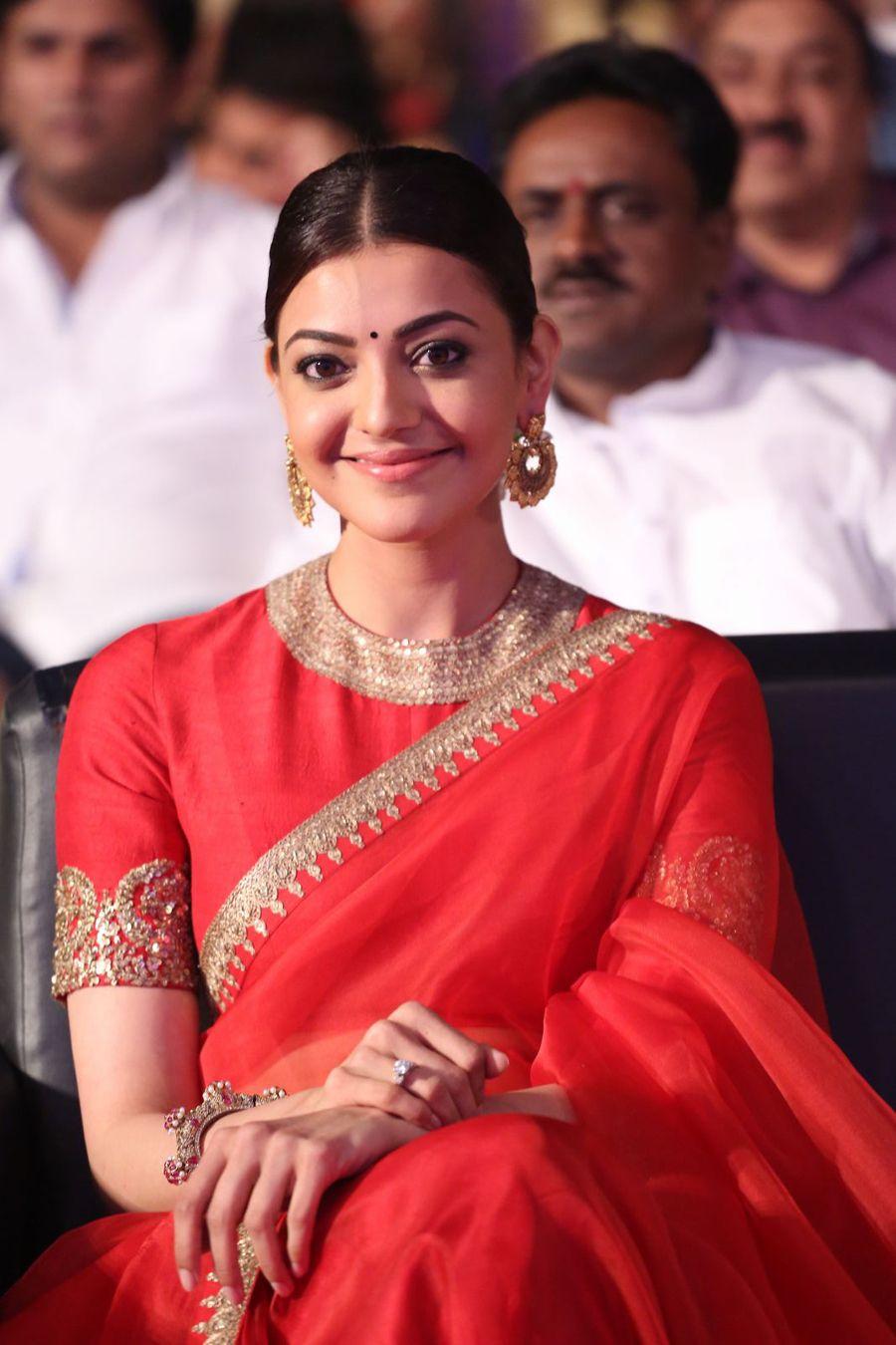 Kajal agarwal at Brahmotsavam Audio Launch Pics