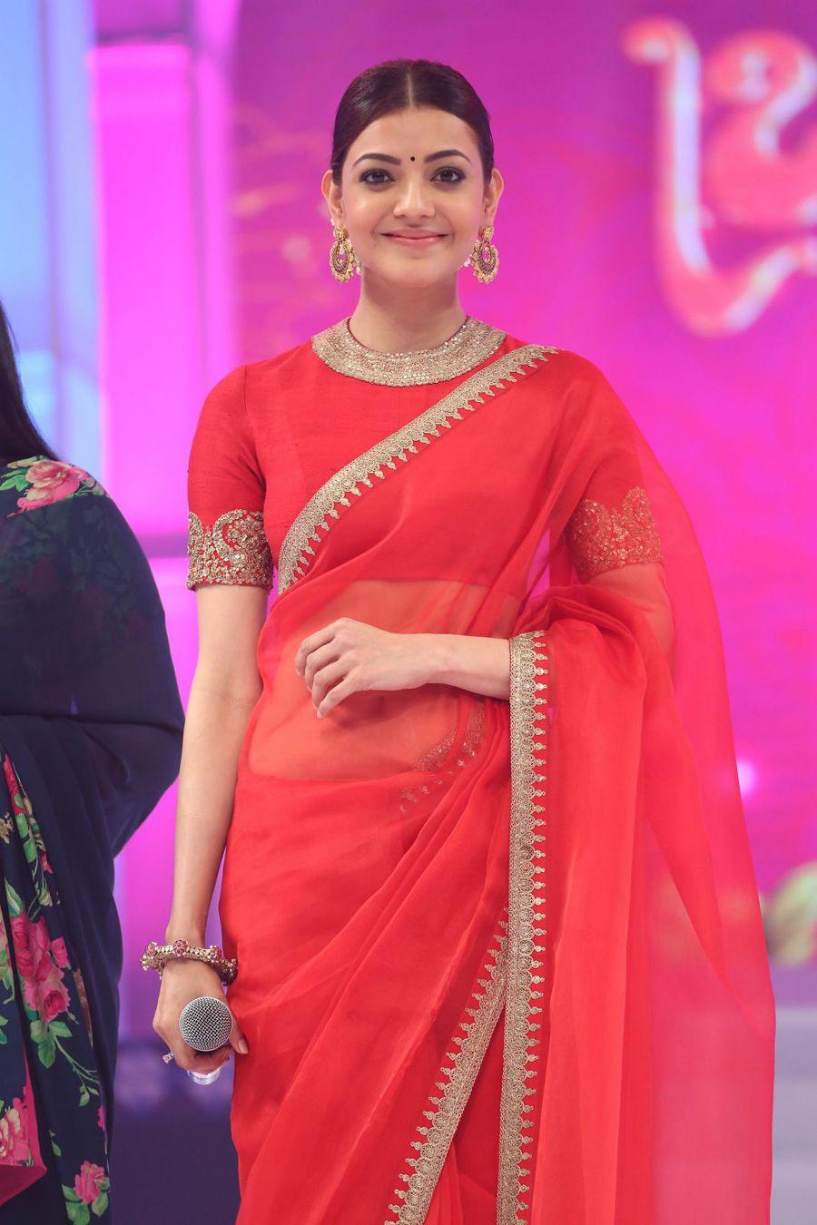 Kajal agarwal at Brahmotsavam Audio Launch Pics