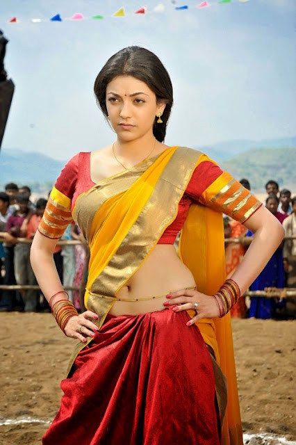 Kajal Agarwal Hot Navel Pics