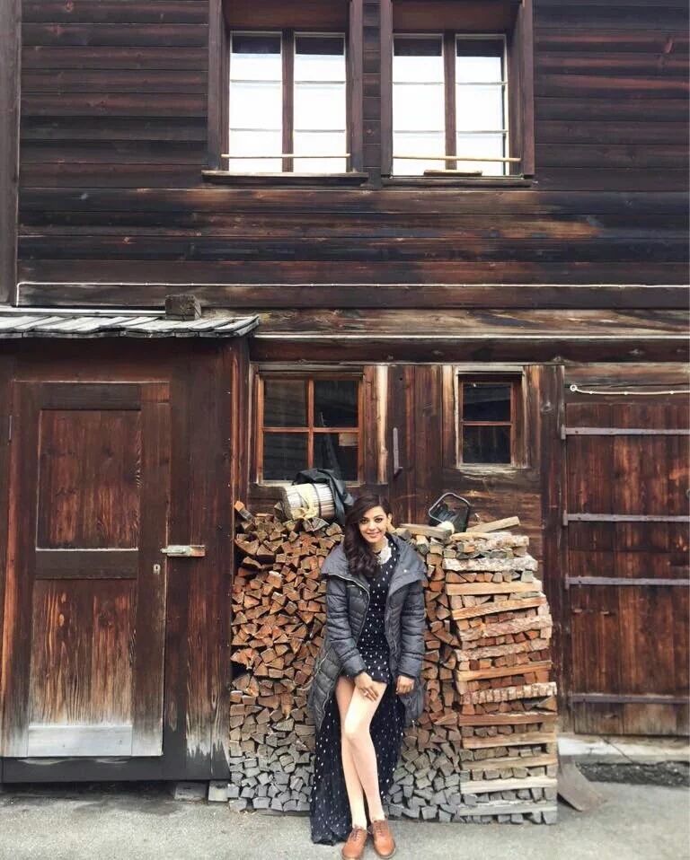 Kajal Agarwal on the shoot of Sardaar Gabbar Singh Latest Photos